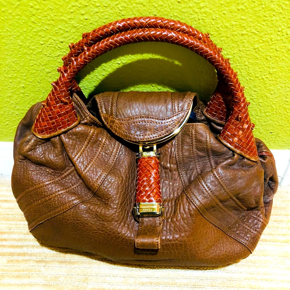 Authentic Fendi Zucca Spy Bag - Medium Size